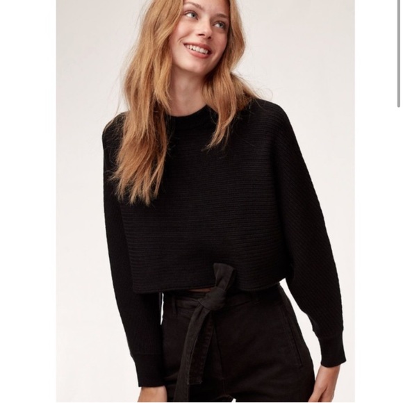 COPY - Wilfred Free Lolan Sweater cropped merino wool S - Picture 2 of 5